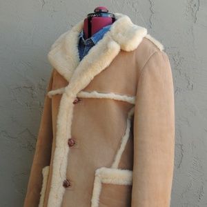 >ll==l> Sheepskin Shearling Leather & Fur Coat